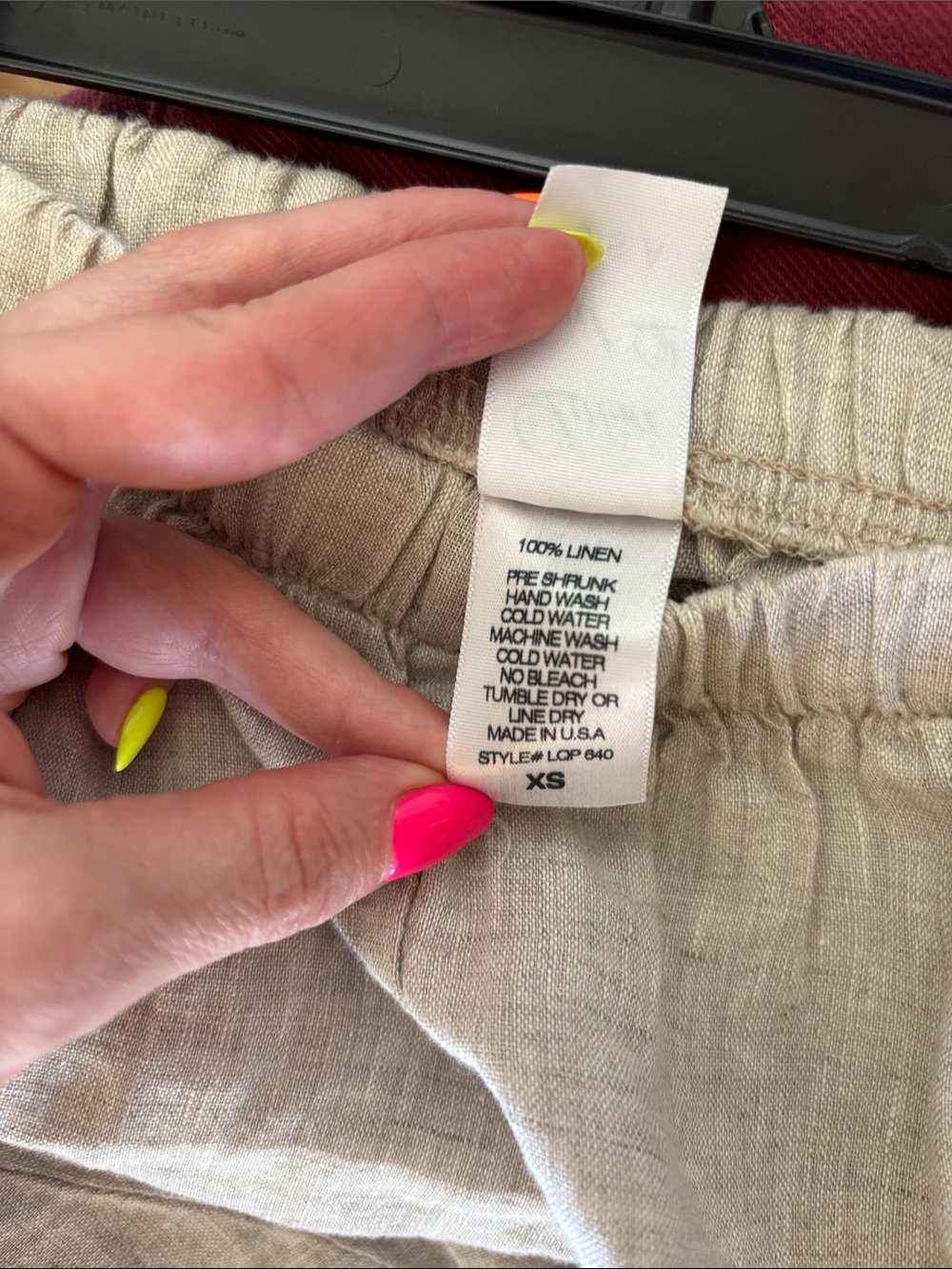 Barrel linen pants - Picture 5 of 8